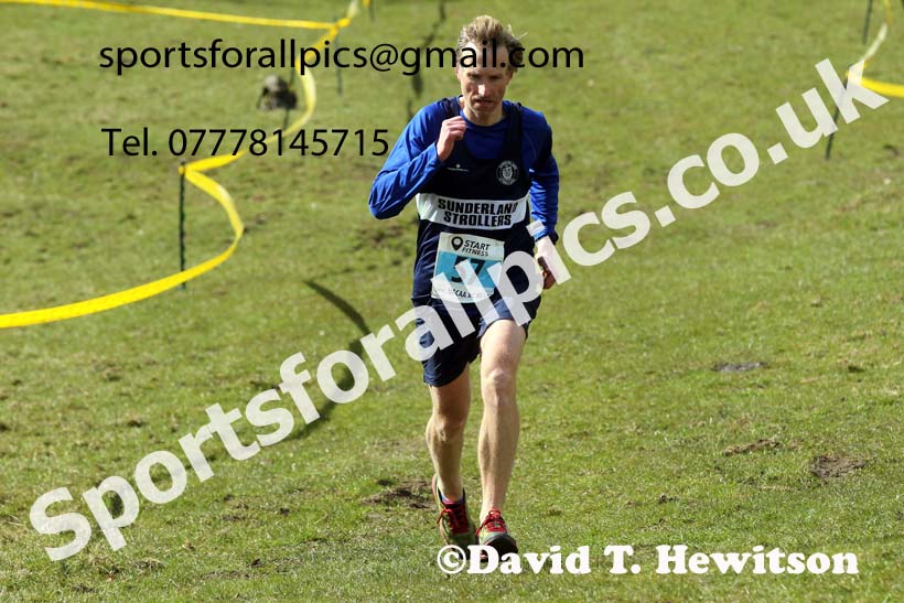 Masters men 2021 NECAA Cross Country Relays, Thornley Farm, Peterlee, Saturday, April 10th. Photo: David T. Hewitson/Sports for All Pics